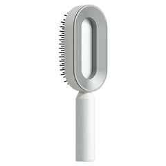 Push-to-clean Design Massage Comb