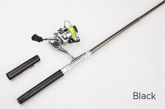 Pen Fishing Rod With Mini Metal Spinning Reel