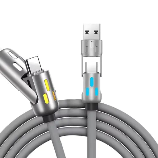 240W Data Cable Fast Charging Two-to-two Charging Cable