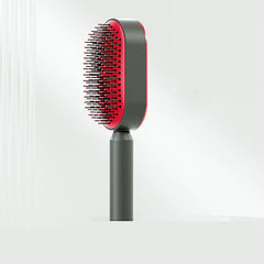 Push-to-clean Design Massage Comb