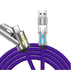 240W Data Cable Fast Charging Two-to-two Charging Cable